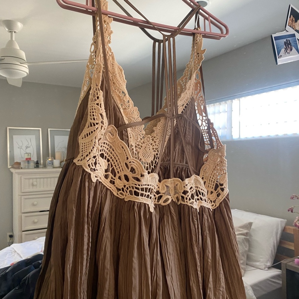Free People strappy back dress